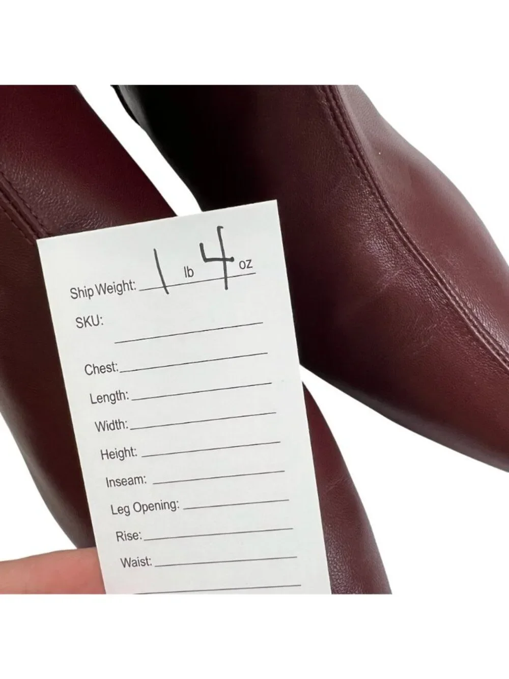 Freda Salvador NWOB Lanna Burgundy Leather Pointed-Toe Ankle Boots Size 10